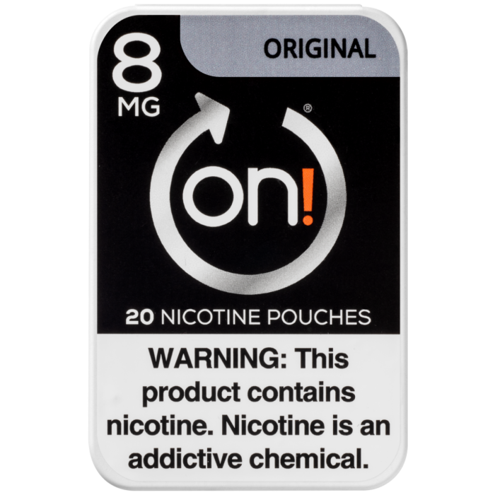 On original nicotine pouch 8mg 5ct