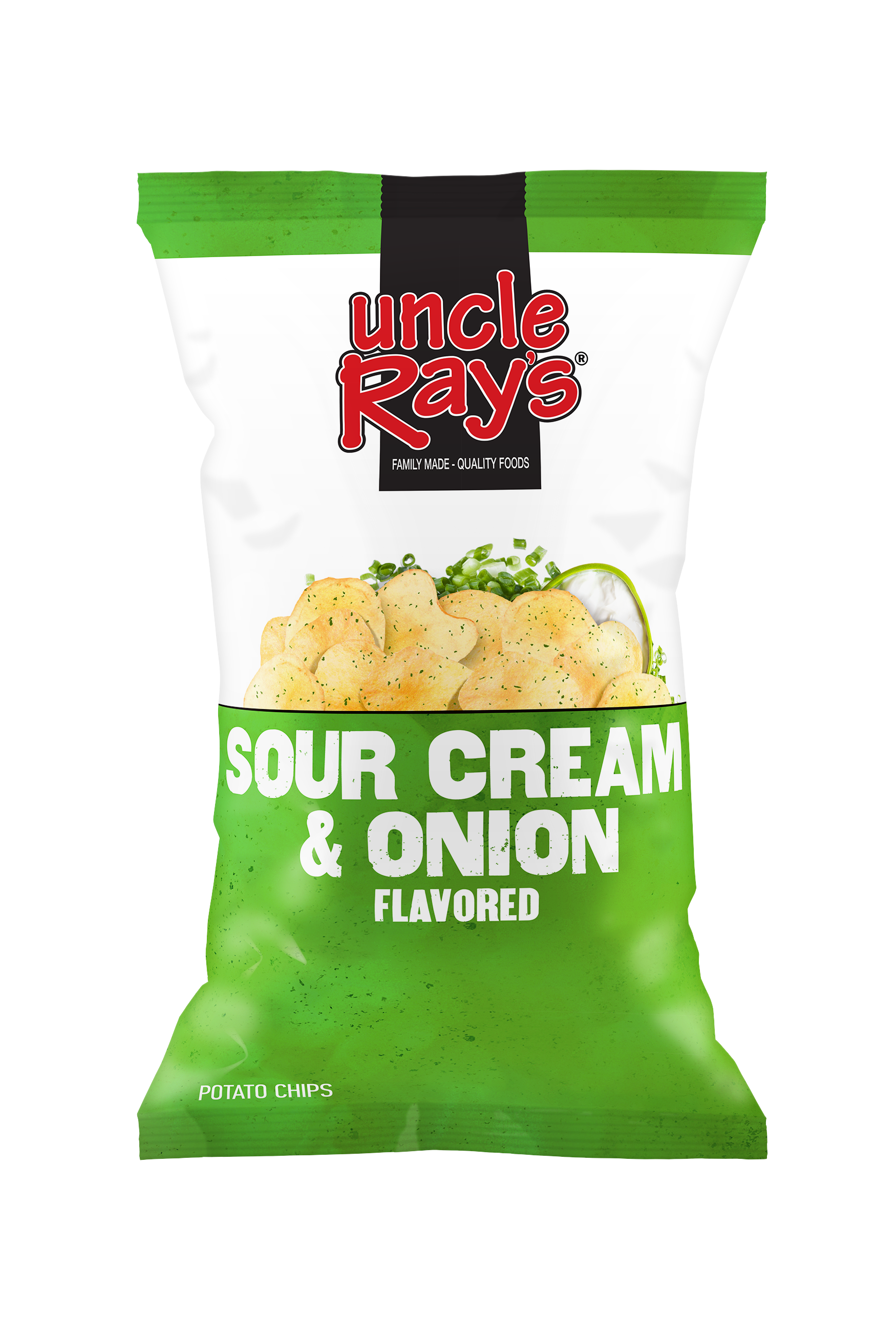 Uncle rays sour cream and onion chips 3oz