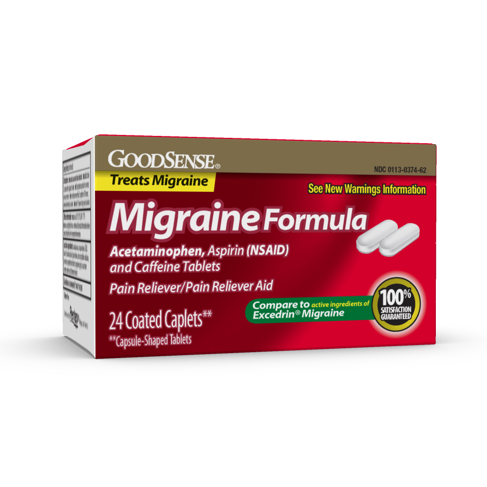 Goodsense migraine relief caplet 24ct