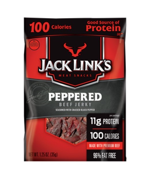 Jack links peppered beef jerky 10ct 1.25oz