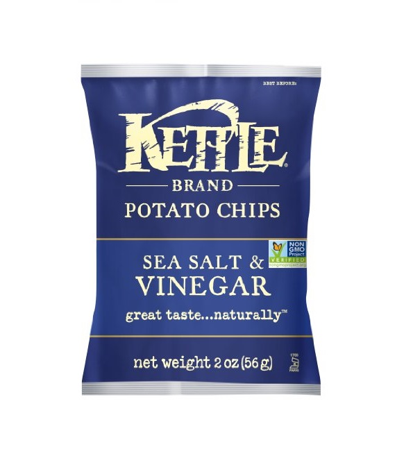 Kettle foods salt & vinegar potato chips 2oz