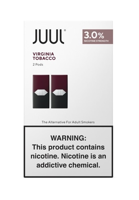 Juul virginia tobacco 3% pods 8/2ct