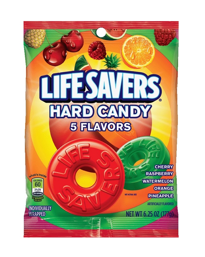 Life savers 5 flavor hard candy h/b 6.25oz