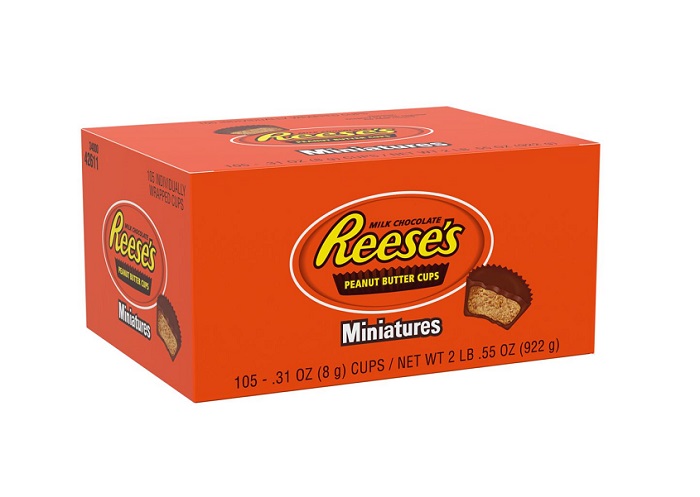 Reeses peanut butter cup miniature105ct