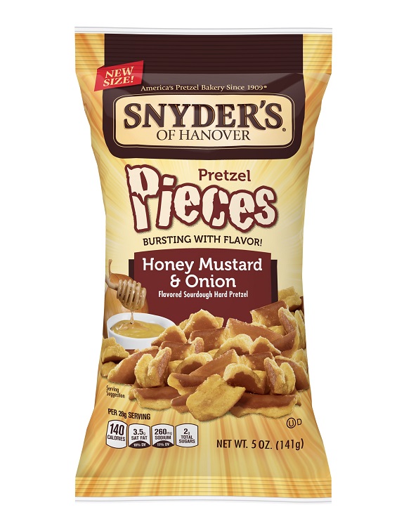 Snyder honey mustard & onion pretzel pieces 5oz