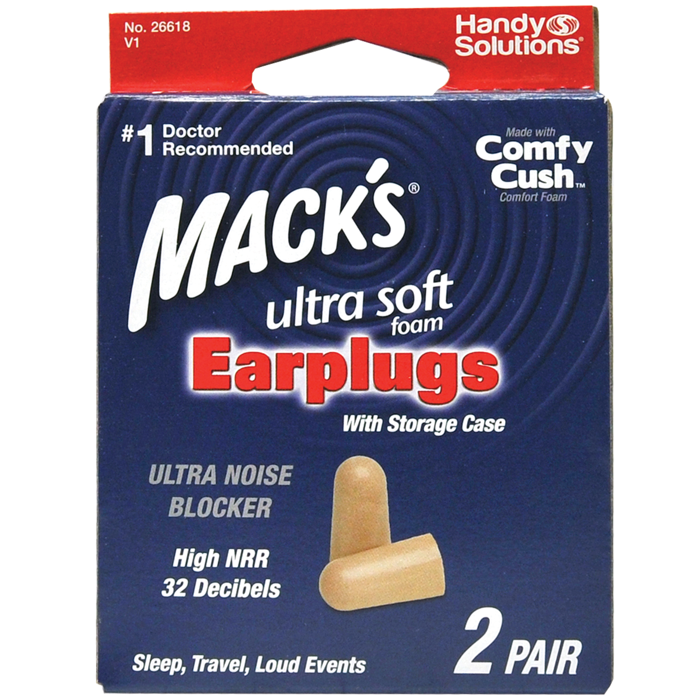 Mack`s earplugs 2ct