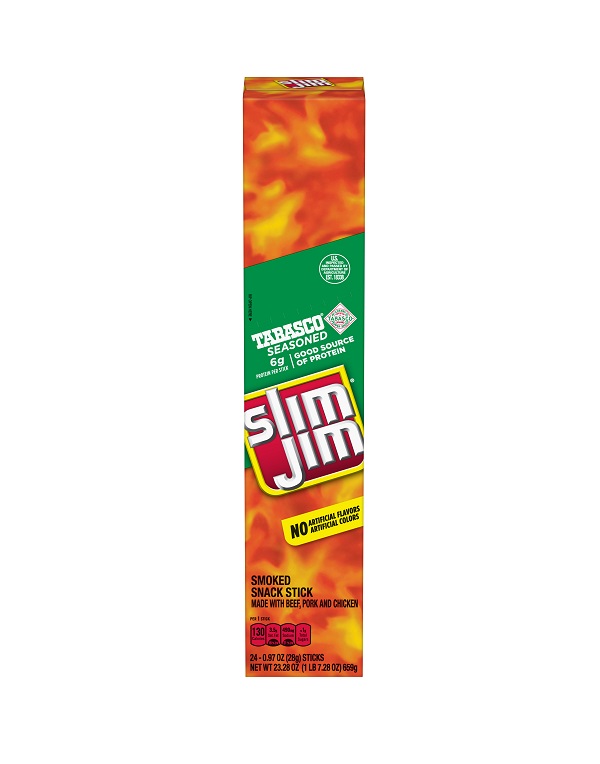 Slim jim tabasco giant slim 24ct