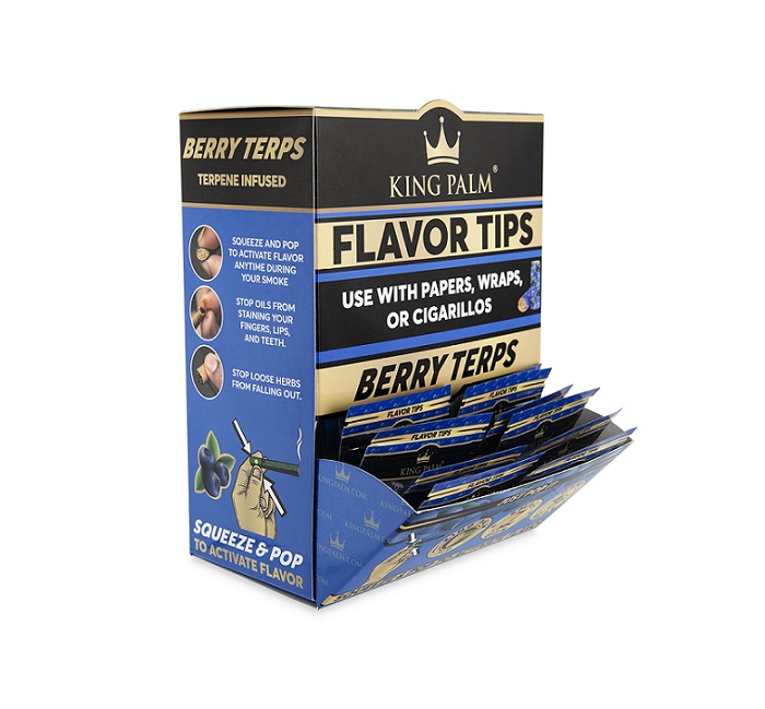 King palm berry terps filters 50/2pk