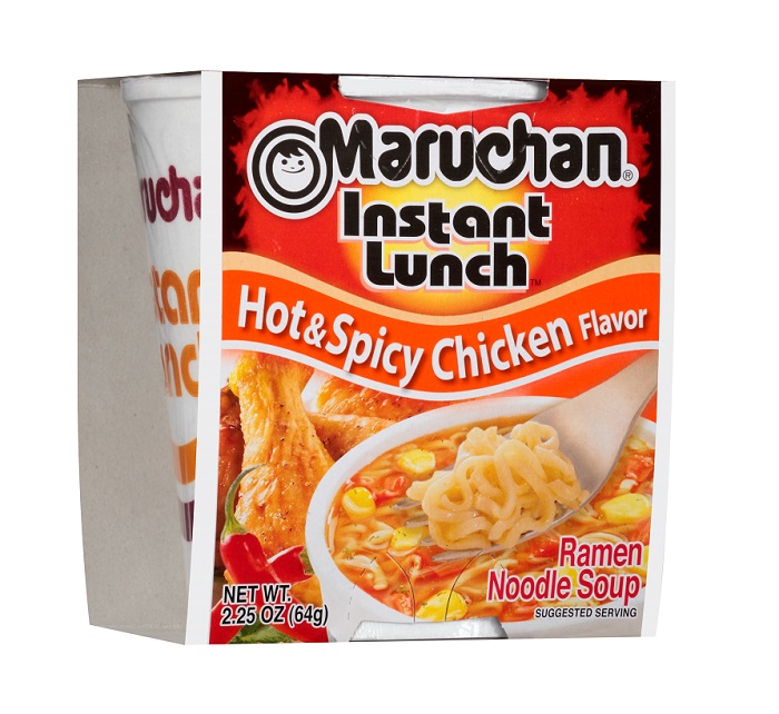 Maruchan hot & spicy chicken instant 12ct 2.25oz