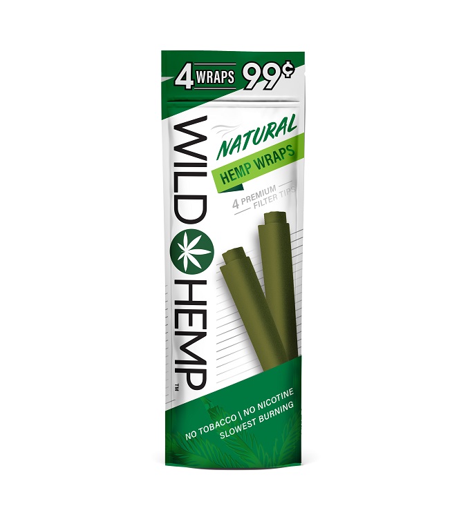 Wild hemp natural wraps 4/.99 20/4ct