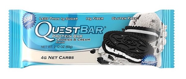 Quest cookies & cream protein bar 12ct