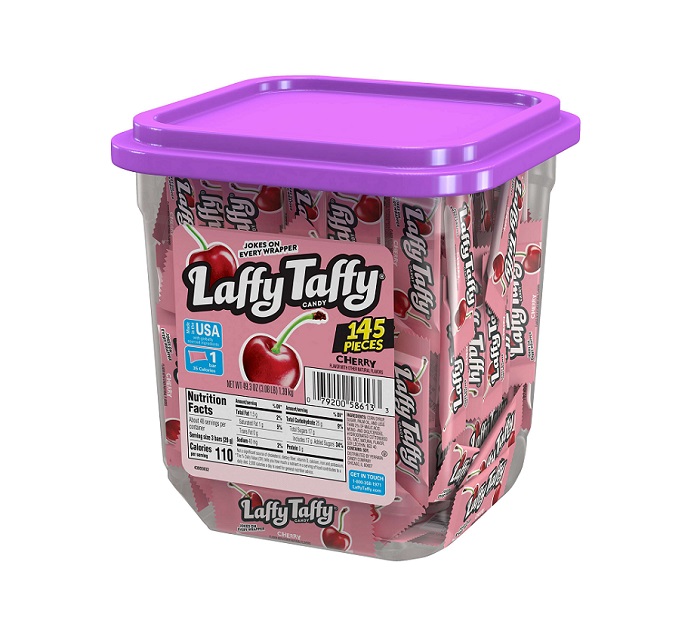 Laffy taffy cherry jar 145ct