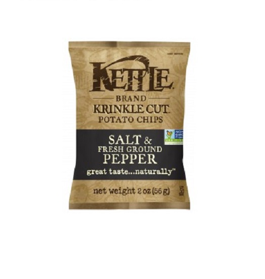 Kettle foods salt& pepper krinkle chips 2oz
