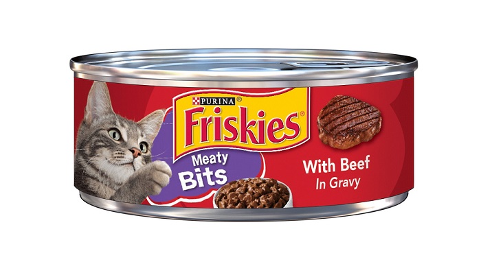 Friskies meaty bits with beef 5.5oz