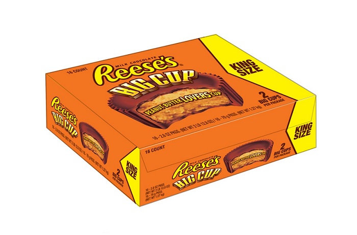 Reeses peanut butter big cup k/s 16ct