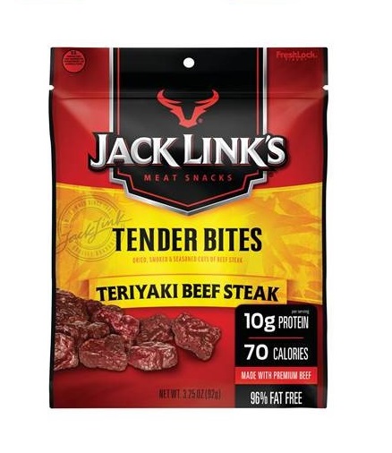 Jack links teriyaki tender bites 3.25oz