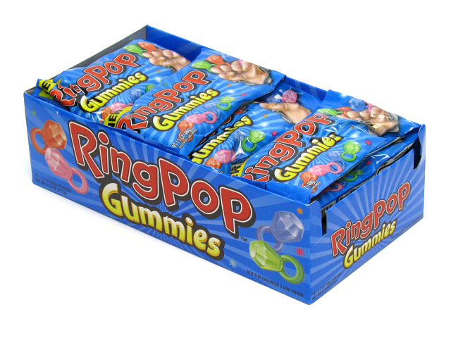 Topps ring pop gummies pouch 16ct