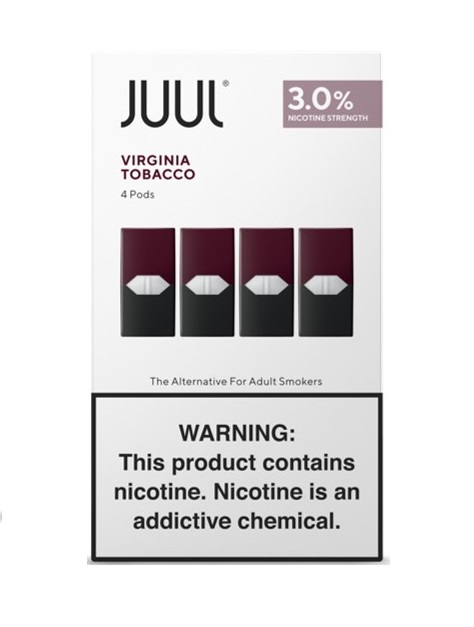 Juul virginia tobacco 3%  pods 8/4ct