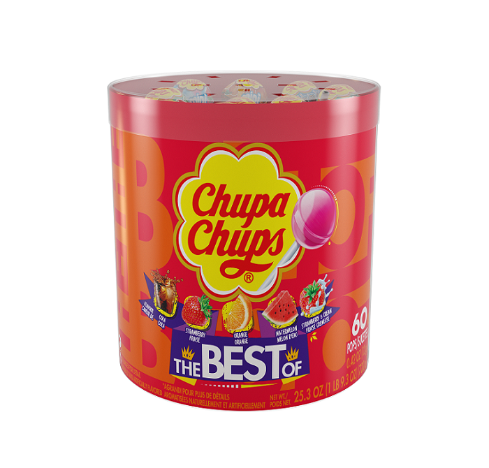 Chupa chups asst lollipop 60ct