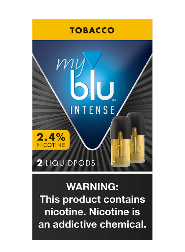 My blu intense tobacco 2.4% pods 5/2ct