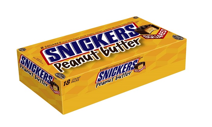 Snickers peanut butter squared 18ct