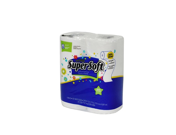 Super soft bathroom tissue 4ct