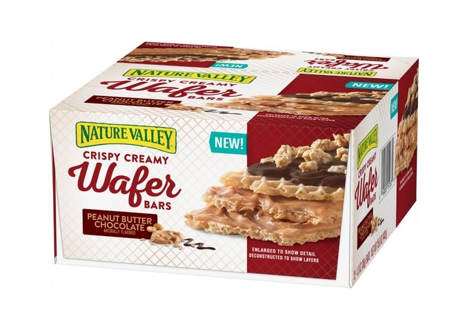 Nature valley peanut butter choc wafer bar 12ct