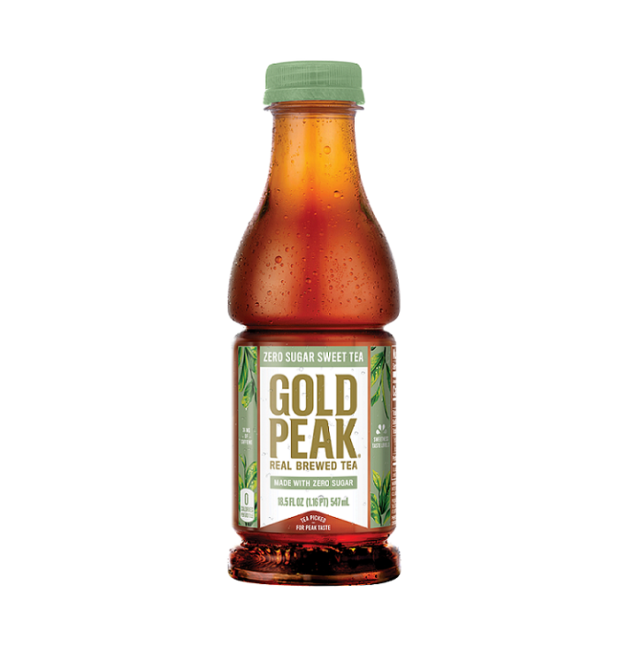 Gold peak zero sugar sweet tea 12ct 18.5oz