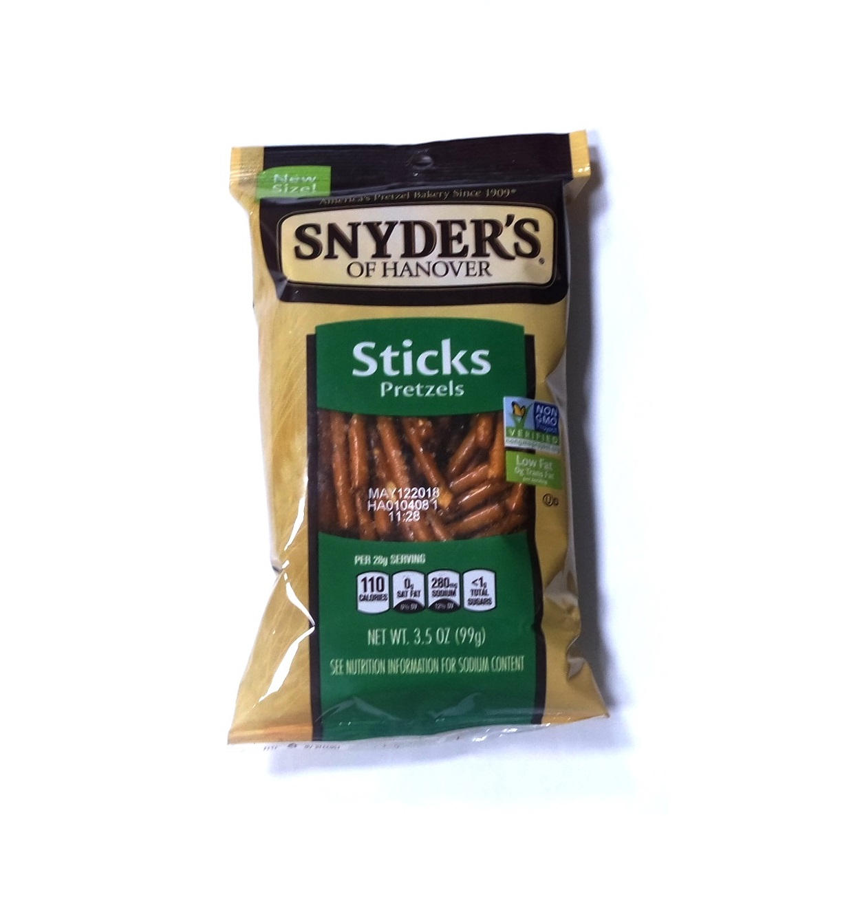 Snyders sticks pretzels 3.5oz