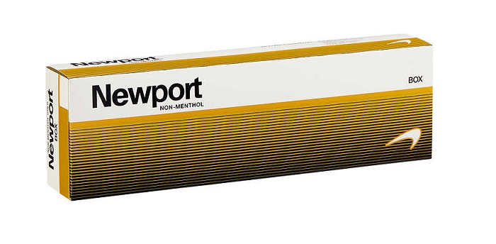Newport non-menthol gold box