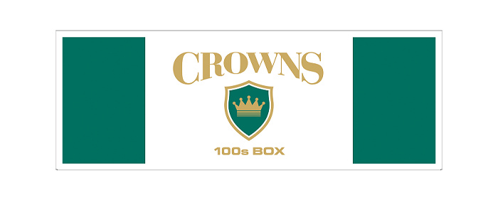 Crown dark green box 100