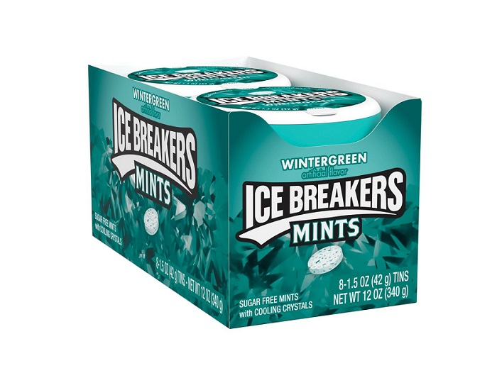 Ice breaker wintergreen mint tin 8ct