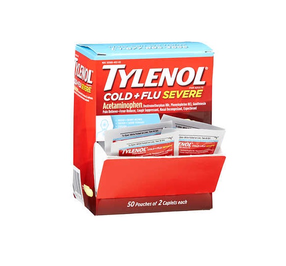 Tylenol cold + flu severe 50ct
