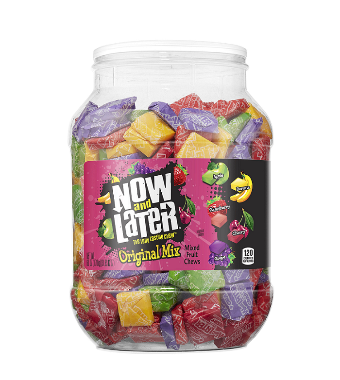 Now & later asst bar jar 400ct