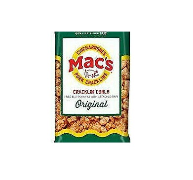 Mac`s original pork crcklng curls 3.5oz