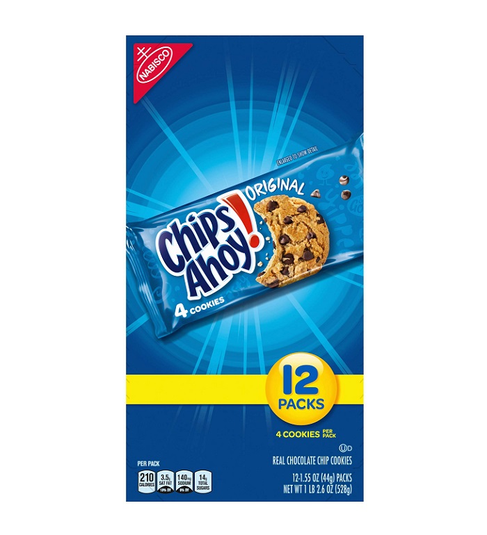 Chips ahoy packs 12ct