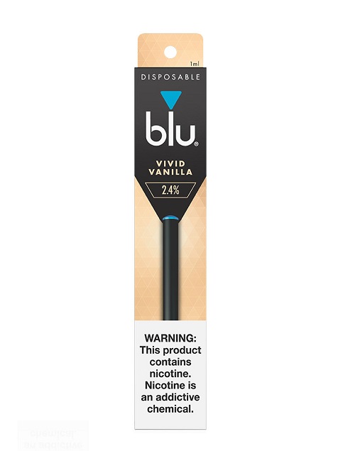 Blu vivid vanilla  2.4% disp e-cig 5ct