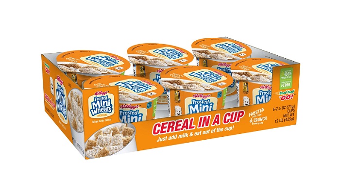 Frosted mini wheats cereal cups 6ct