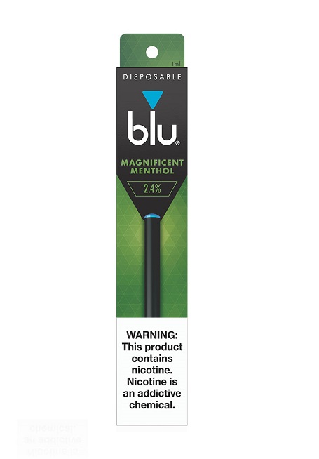 Blu magnificent menthol 2.4% disp e-cig 5ct