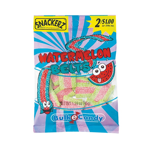 Snackerz 2/$1 watermelon belts 1.59oz