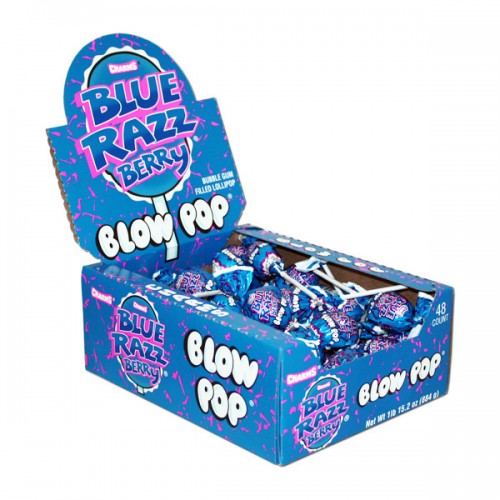 Blow pop blue razz berry 48ct