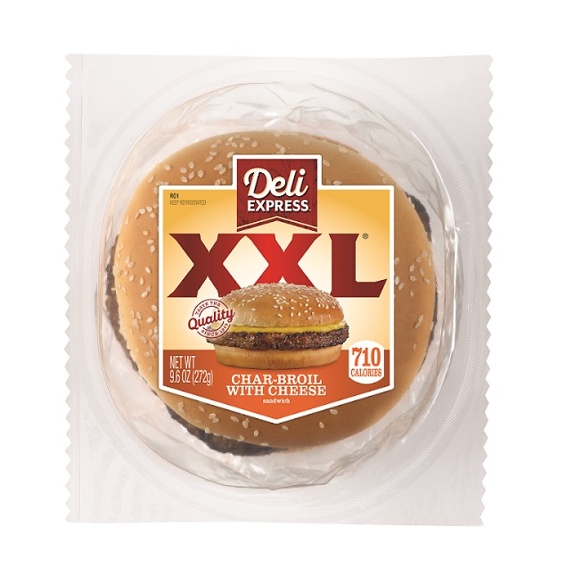 Deli express xxl char broil with cheese 9.6oz