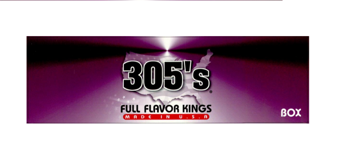 305 full flavor king box