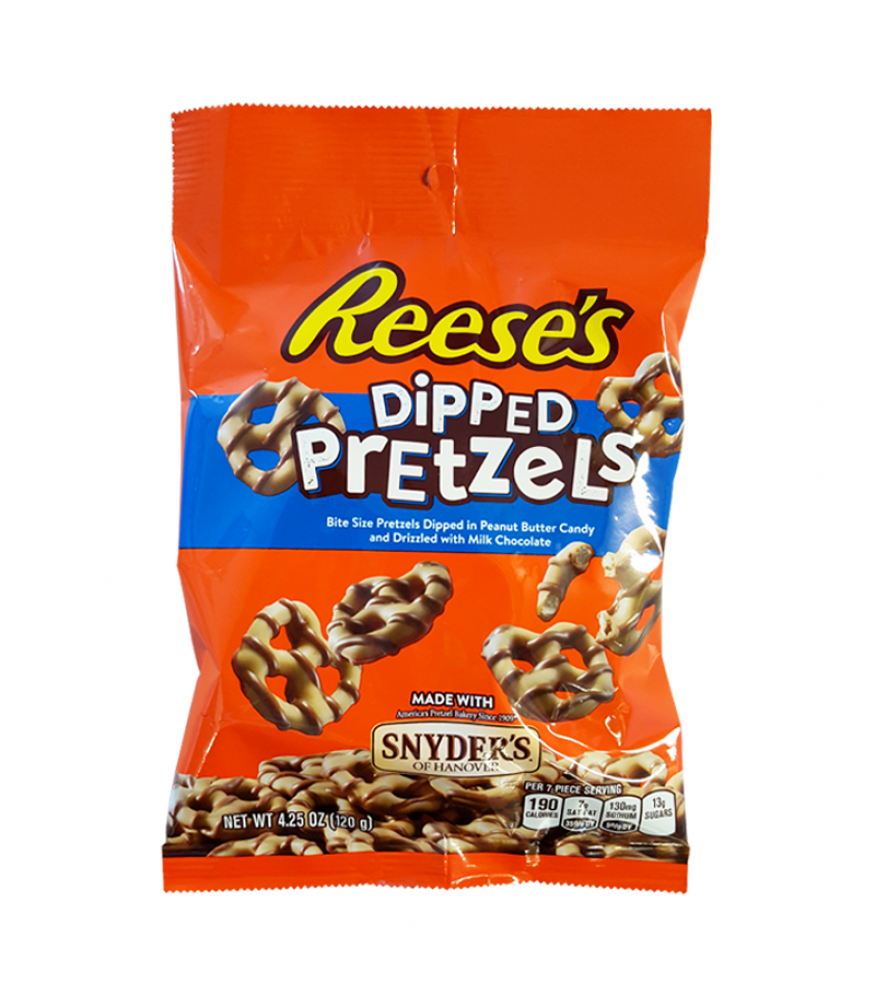 Reeses dipped pretzels 4.25oz