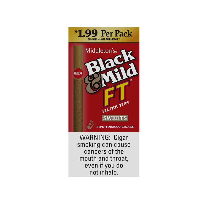 Blk&mld sweets fltr tip $1.99 110mm 10/5pk-a