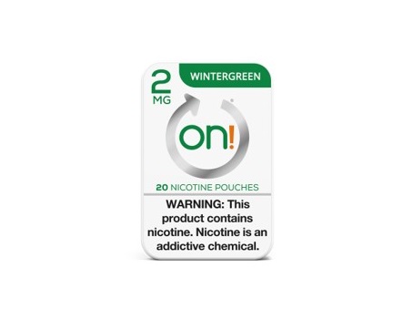 On wintergreen nicotine pouch 2mg 5ct