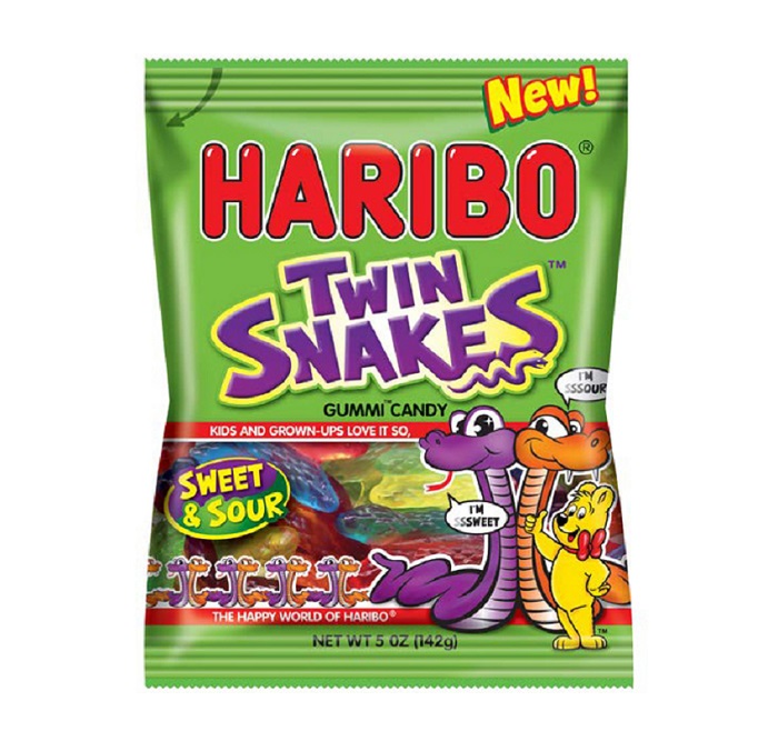 Haribo twin snakes h/b 5oz
