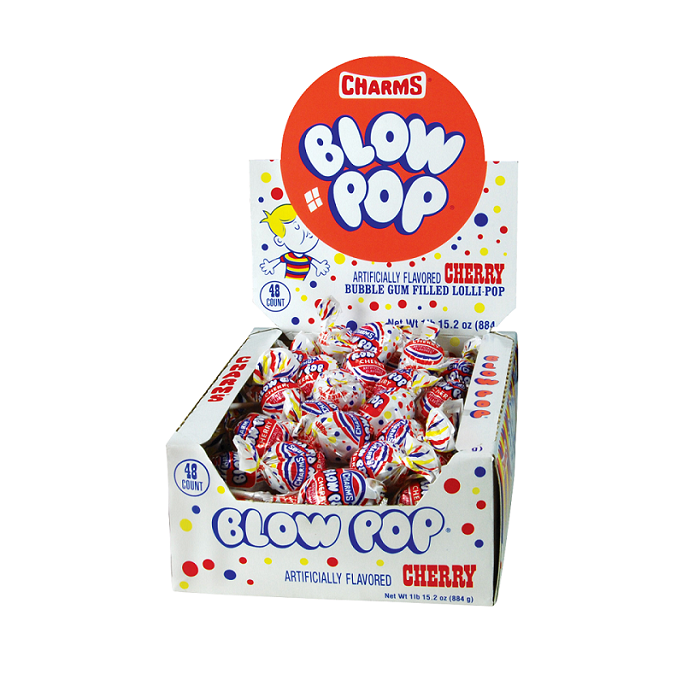 Blow pop cherry 48ct