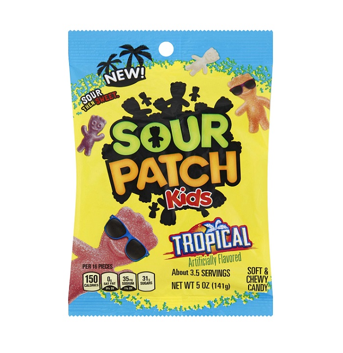 Sour patch kids tropical soft & chewy 5oz