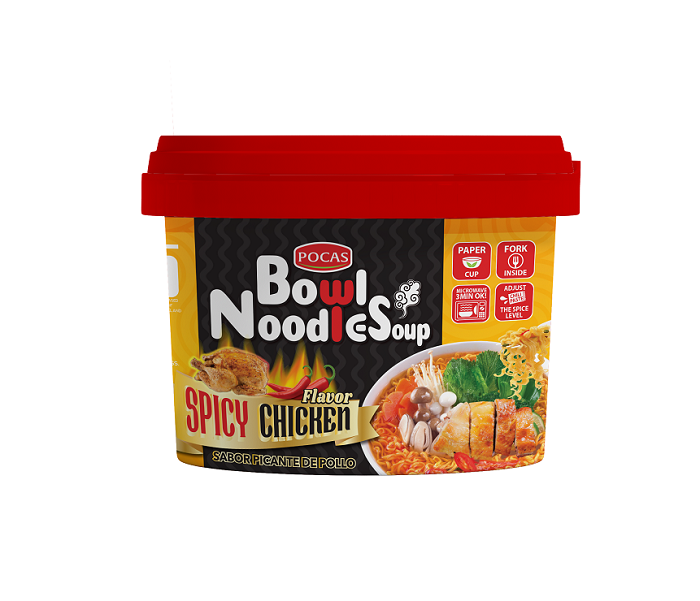 Pocas spicy chicken bowl 12ct 3.17oz